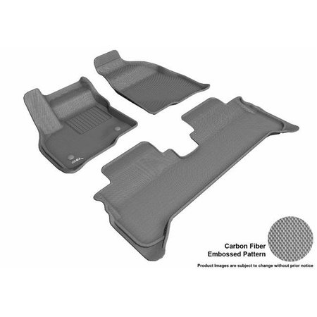 3D MAXPIDER 3D MAXpider L1CH08701501 Kagu R1 R2 Floor Mat for 2017-2019 Chevrolet Bolt EV; Gray L1CH08701501